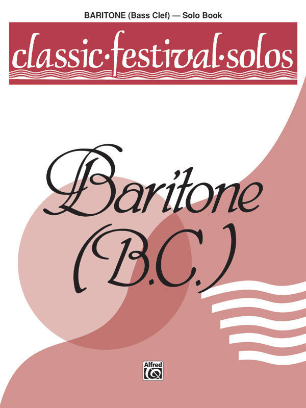 Classic Festival Solos (Baritone B.C.), Volume 1 Solo Book Cover Image