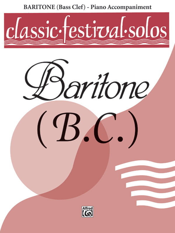 Classic Festival Solos (Baritone B.C.), Volume 1 Piano Acc. Cover Image
