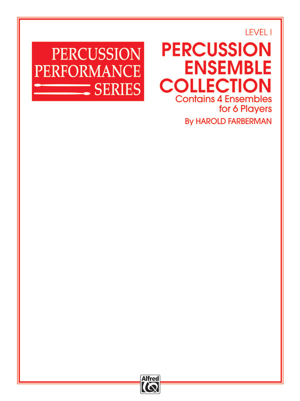 Percussion Ensemble Collection, Level I: 3rd Percussion Sheet Music Preview