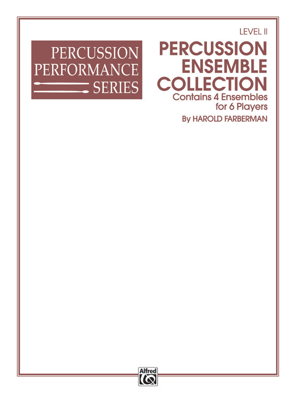 Percussion Ensemble Collection, Level II Cover Image
