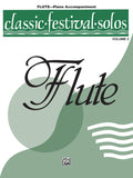 Classic Festival Solos (C Flute), Volume 2 Piano Acc. Cover Image