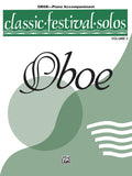 Classic Festival Solos (Oboe), Volume 2 Piano Acc. Cover Image