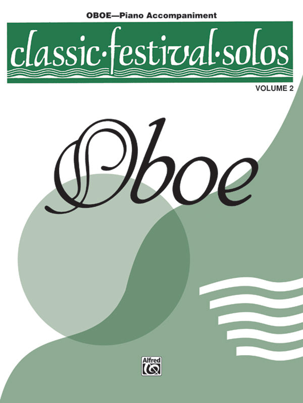 Classic Festival Solos (Oboe), Volume 2 Piano Acc. Cover Image