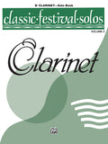 Classic Festival Solos (B-flat Clarinet), Volume 2 Solo Book Cover Image