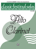 Classic Festival Solos (E-flat Alto Clarinet), Volume 2 Piano Acc. Cover Image