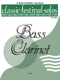 Classic Festival Solos (B-flat Bass Clarinet), Volume 2 Solo Book Cover Image