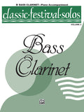 Classic Festival Solos (B-flat Bass Clarinet), Volume 2 Piano Acc. Cover Image