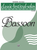 Classic Festival Solos (Bassoon), Volume 2 Solo Book Cover Image
