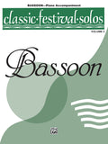 Classic Festival Solos (Bassoon), Volume 2 Piano Acc. Cover Image