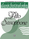Classic Festival Solos (E-flat Alto Saxophone), Volume 2 Piano Acc. Cover Image
