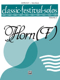 Classic Festival Solos (Horn in F), Volume 2 Solo Book Cover Image