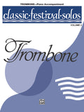 Classic Festival Solos (Trombone), Volume 2 Piano Acc. Cover Image