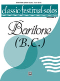 Classic Festival Solos (Baritone B.C.), Volume 2 Solo Book Cover Image