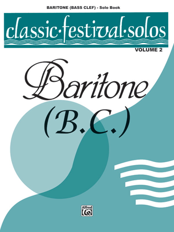 Classic Festival Solos (Baritone B.C.), Volume 2 Solo Book Cover Image