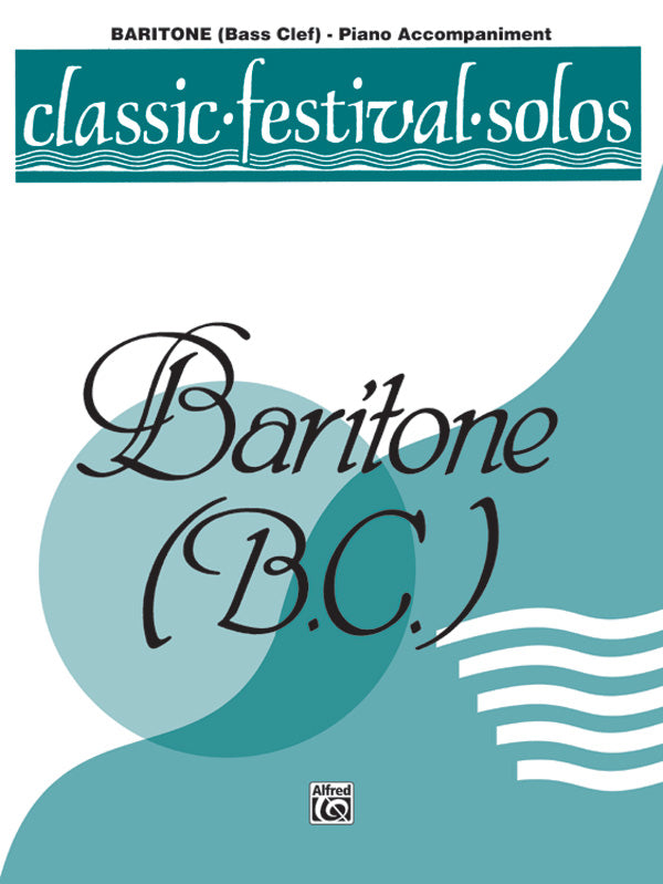Classic Festival Solos (Baritone B.C.), Volume 2 Piano Acc. Cover Image