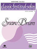 Classic Festival Solos (Snare Drum), Volume 2 Solo Book Cover Image