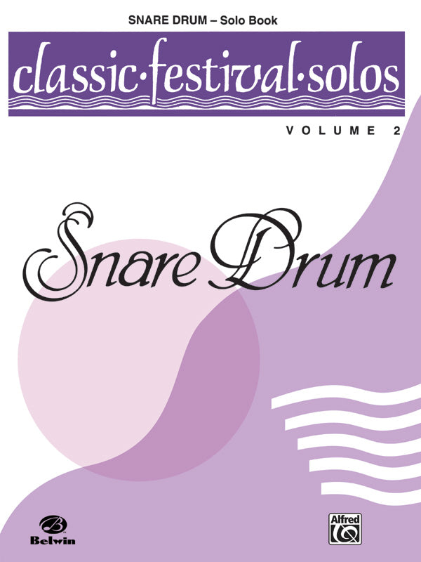 Classic Festival Solos (Snare Drum), Volume 2 Solo Book Cover Image