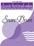 Classic Festival Solos (Snare Drum), Volume 2 Solo Book (Unaccompanied) Cover Image