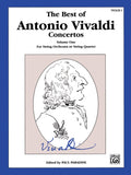 The Best of Antonio Vivaldi Concertos, Volume One Cover Image
