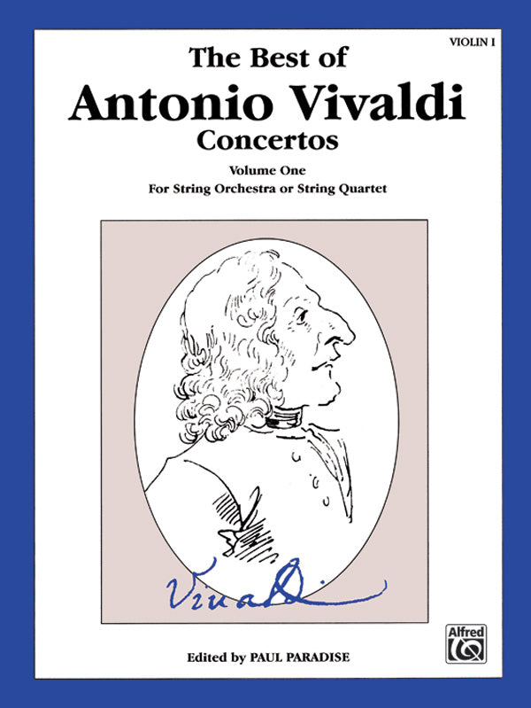 The Best of Antonio Vivaldi Concertos, Volume One Cover Image