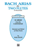 Bach Arias for Two Flutes, Volume I Cover Image