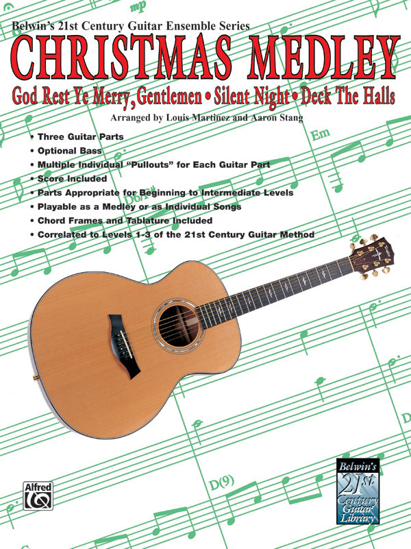 21st Century Guitar Ensemble Series: Christmas Medley Sheet Music Preview