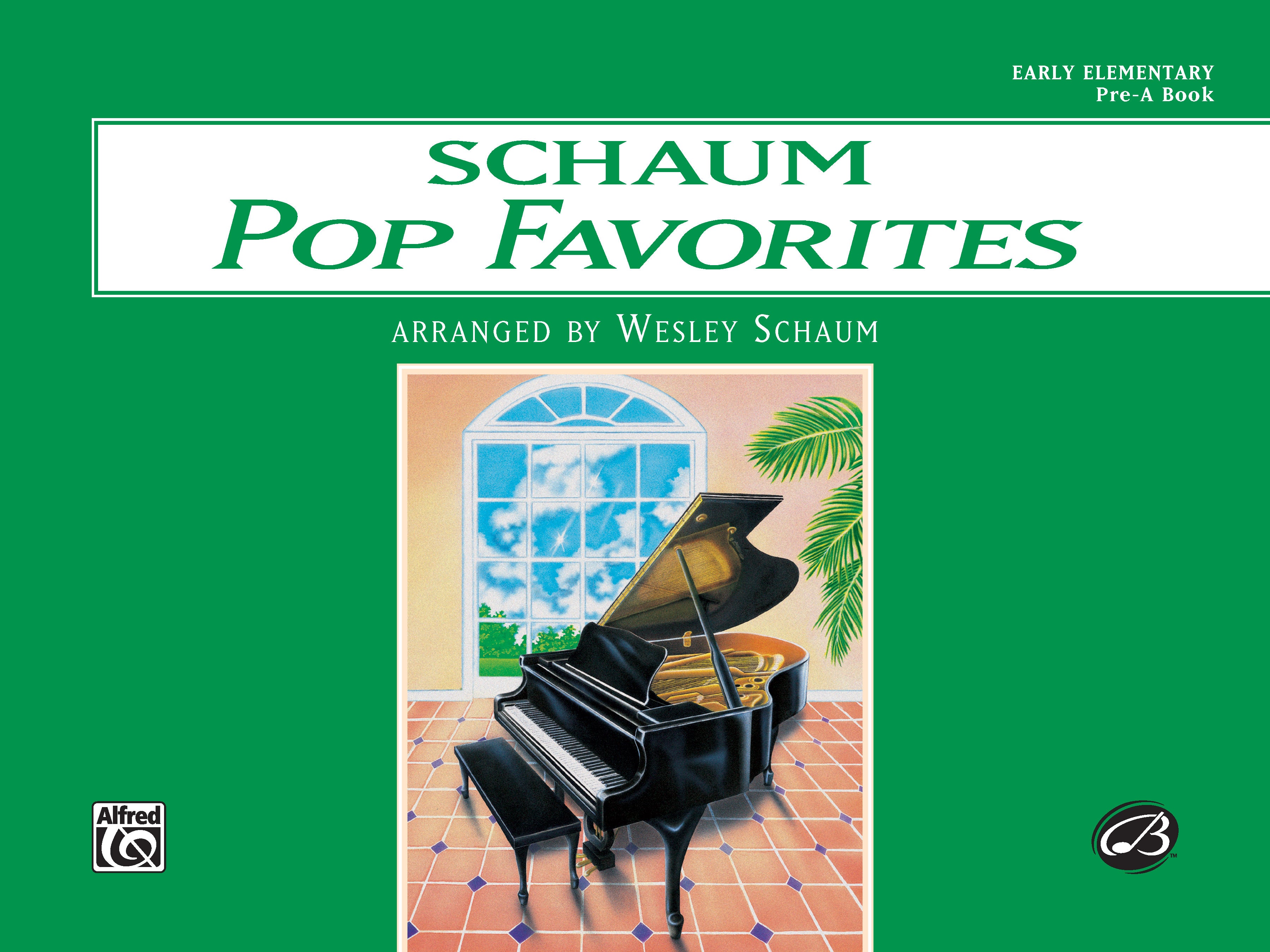 Schaum Pop Favorites, Pre-A: The Green Book Cover Image