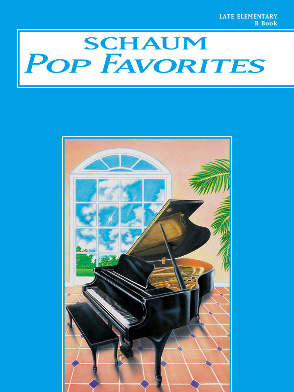 Schaum Pop Favorites, B: The Blue Book Cover Image