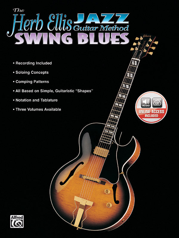 The Herb Ellis Jazz Guitar Method: Swing Blues Sheet Music Preview