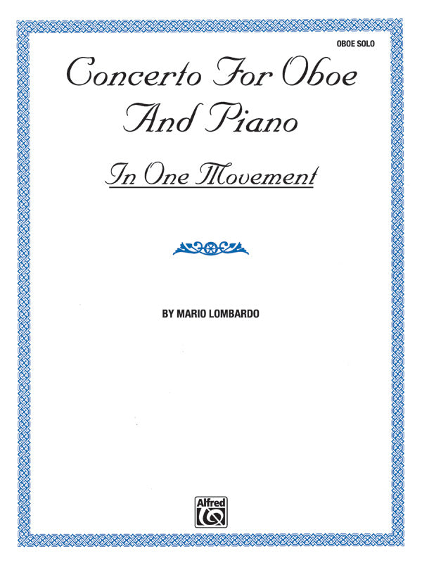 Concerto for Oboe and Piano Cover Image