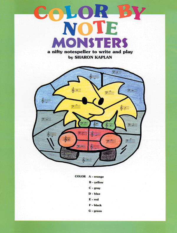 Color by Note Monsters Cover Image