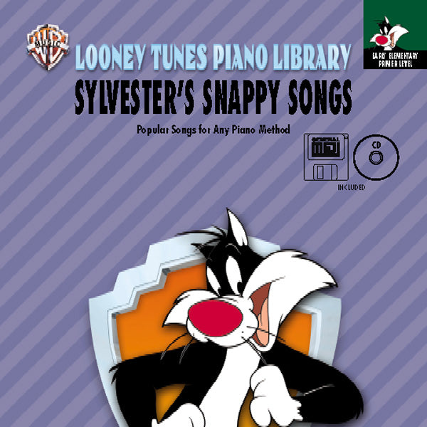 Looney Tunes Piano Library, Primer: Sylvester's Snappy Songs Cover Image