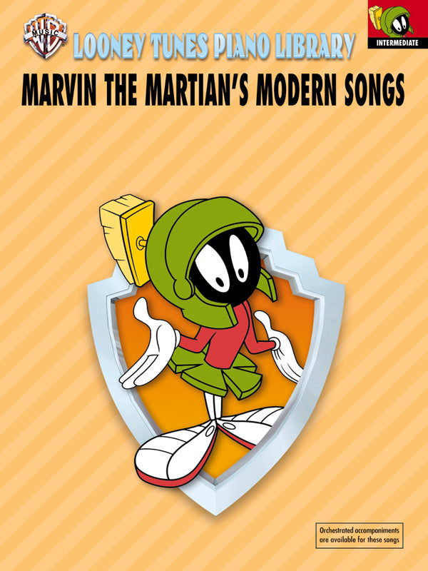 Looney Tunes Piano Library, Level 4: Marvin the Martian's Modern Songs Cover Image