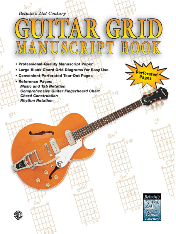 Belwin's 21st Century Guitar Grid Manuscript Book Cover Image