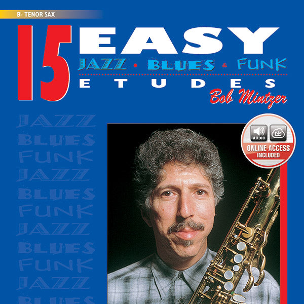 15 Easy Jazz, Blues & Funk Etudes Cover Image