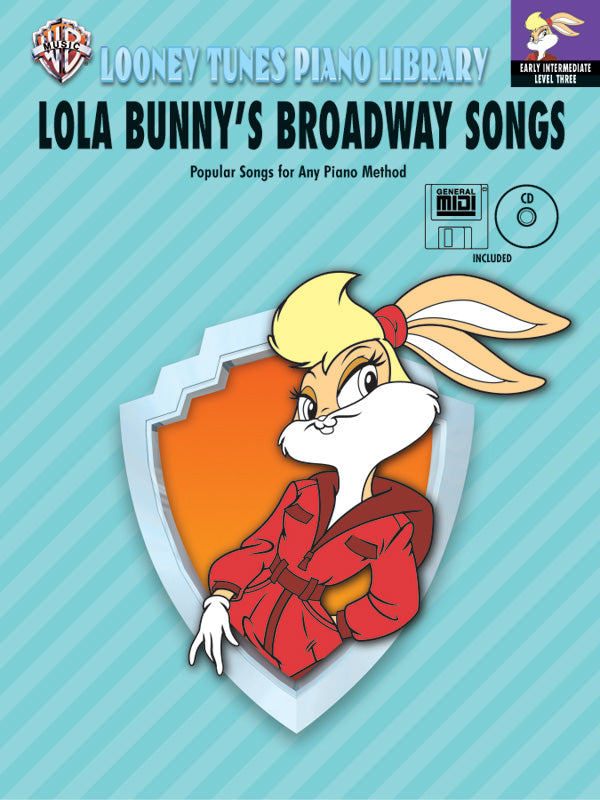 Looney Tunes Piano Library, Level 3: Lola Bunny's Broadway Songs Cover Image