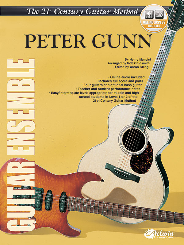 Belwin's 21st Century Guitar Ensemble Series: Peter Gunn Cover Image
