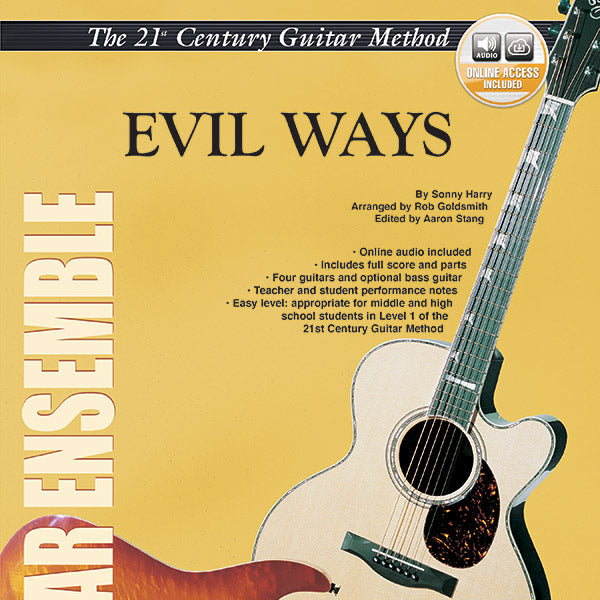 Belwin's 21st Century Guitar Ensemble Series: Evil Ways Cover Image