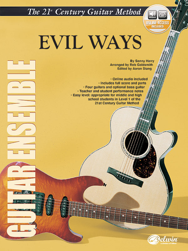 Belwin's 21st Century Guitar Ensemble Series: Evil Ways Cover Image