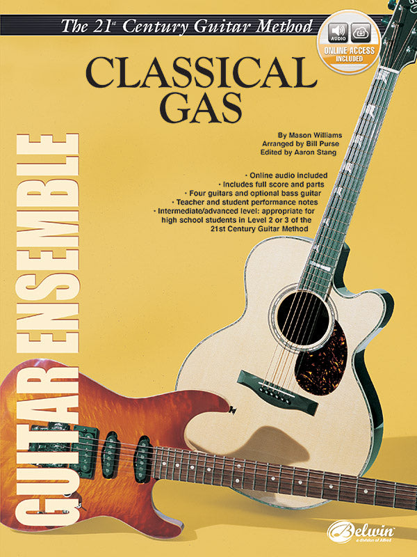 Belwin's 21st Century Guitar Ensemble Series: Classical Gas Cover Image
