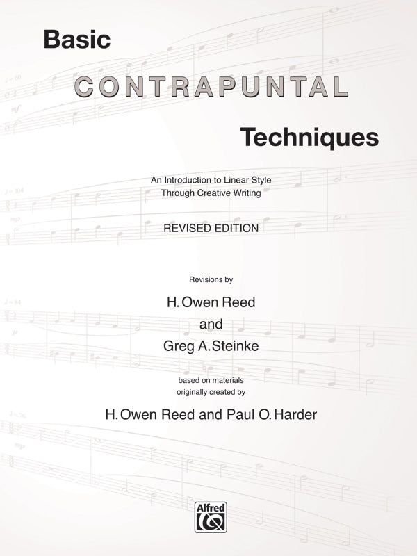Basic Contrapuntal Techniques (Revised Edition) Cover Image