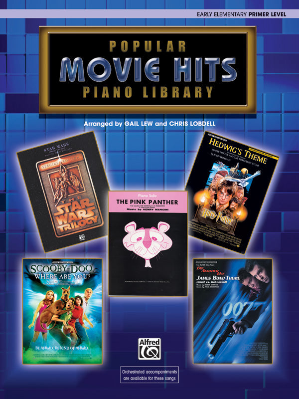 Popular Piano Library: Movie Hits, Primer Level Cover Image