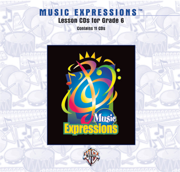 Music Expressions™ Grade 6 (Middle School 1): Lesson CDs Cover Image