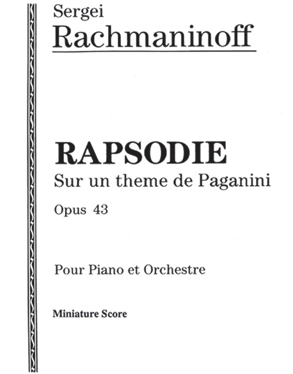 Rhapsodie, Opus 43 Cover Image