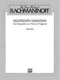 Eighteenth Variation (from <I>Rhapsodie on a Theme of Paganini</I>) Cover Image