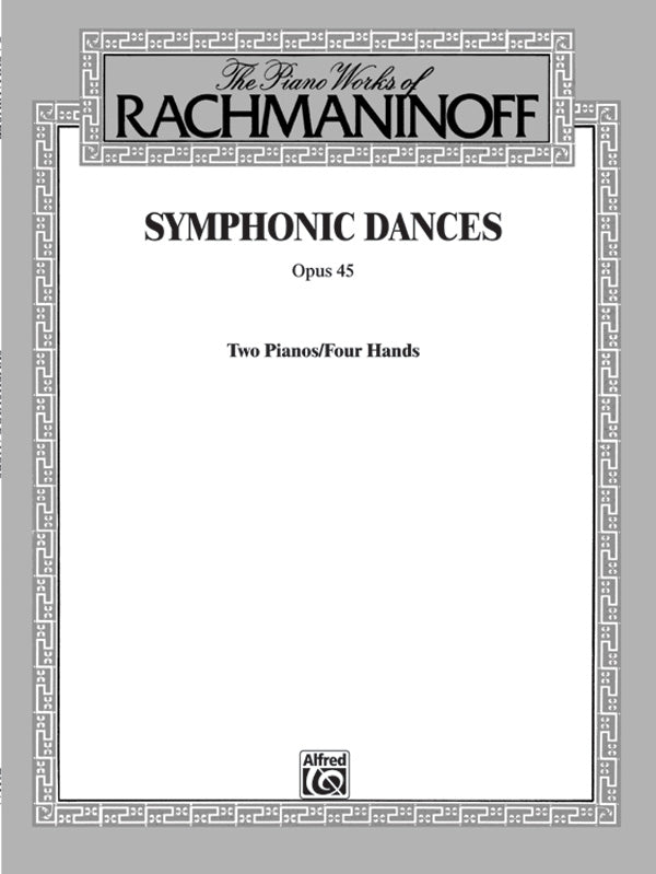 Symphonic Dances, Opus 45 Cover Image