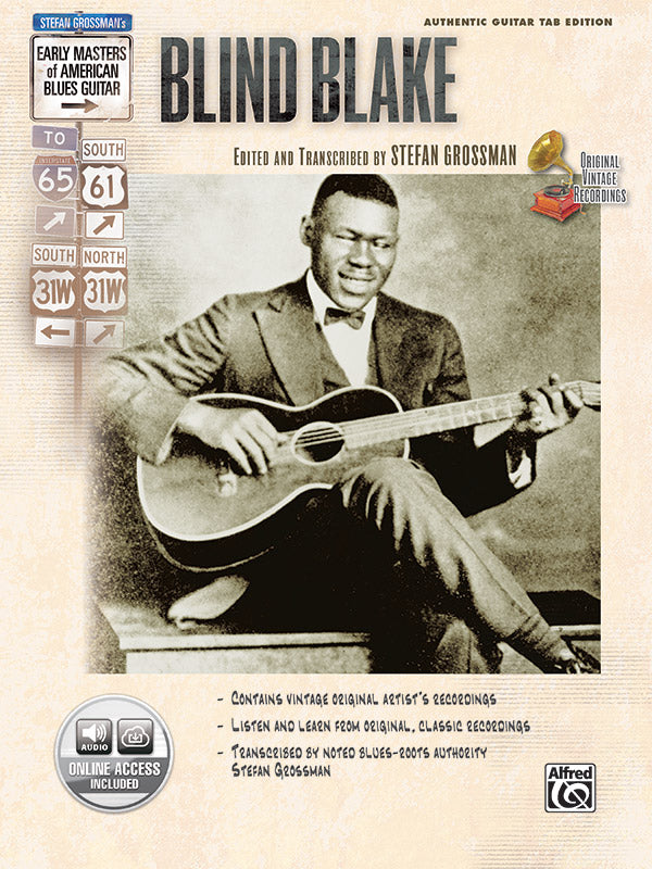 Stefan Grossman's Early Masters of American Blues Guitar: Blind Blake Cover Image