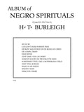 Album of Negro Spirituals Cover Image