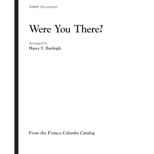Were You There? Sheet Music Preview