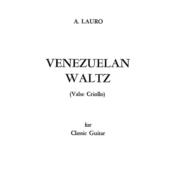Venezuelan Waltz Cover Image